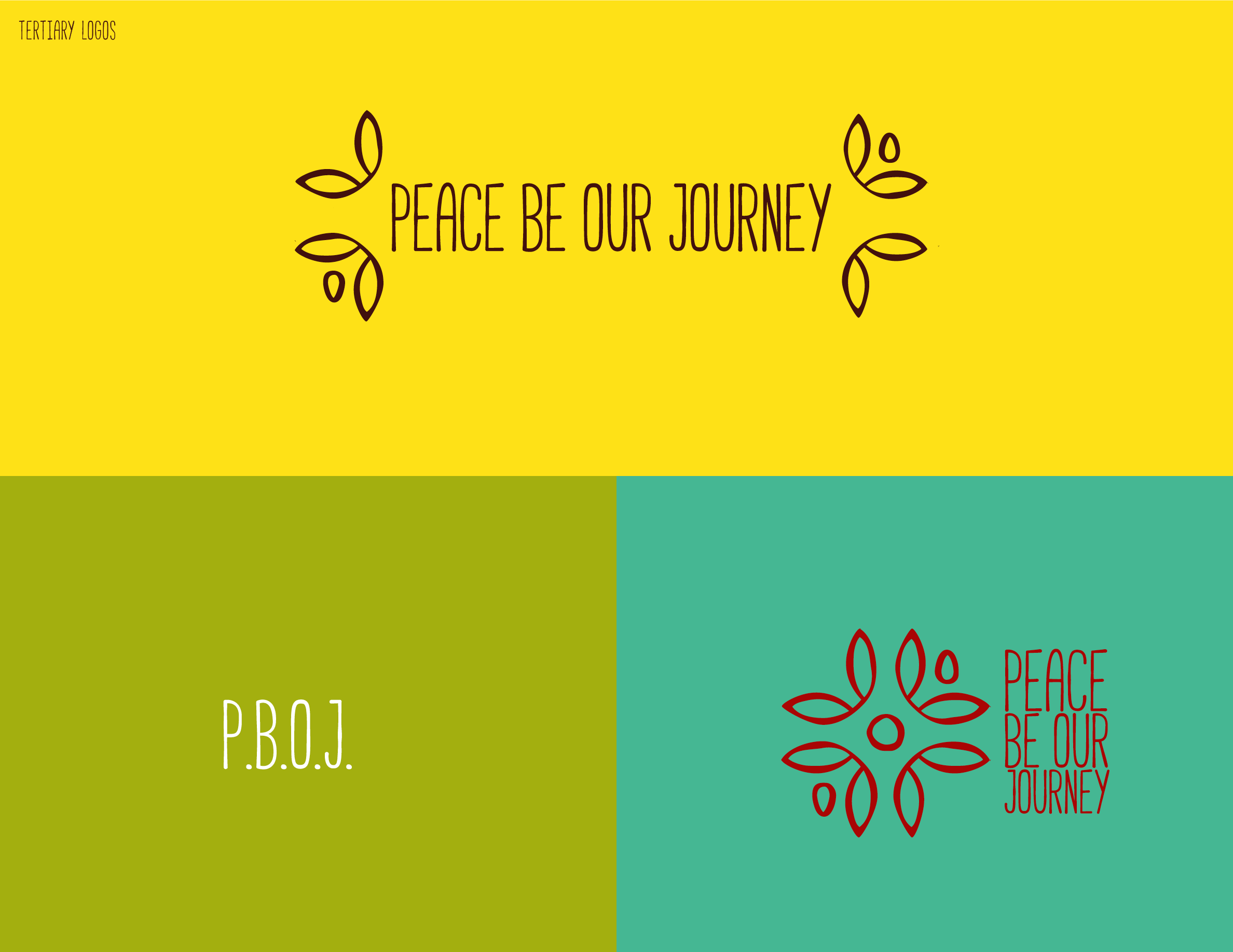 Peace Be Our Journey brand identity